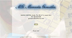 Desktop Screenshot of merceriagonzalez.com